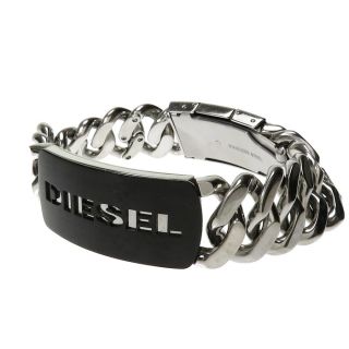 ディーゼル(DIESEL)のディーゼル ブレスレット ロゴプレート SS(ブレスレット)