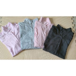 ユニクロ(UNIQLO)の【値下げ中♪】レディース　シャツ　4枚セット　Ｌ．ＸＬ(シャツ/ブラウス(長袖/七分))