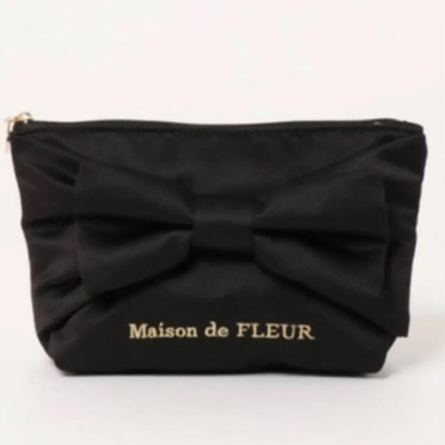 Maison de FLEUR(メゾンドフルール)のMaison de FLEUR リボンポーチ レディースのファッション小物(ポーチ)の商品写真