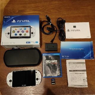 PlayStation Vita - PS VITA 本体 PCH-2000 ホワイト メモリーカード
