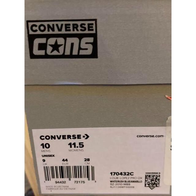 CONVERSE(コンバース)の【新品未使用】CONS 28cm コンバース ルイロペス プロ レザー メンズの靴/シューズ(スニーカー)の商品写真