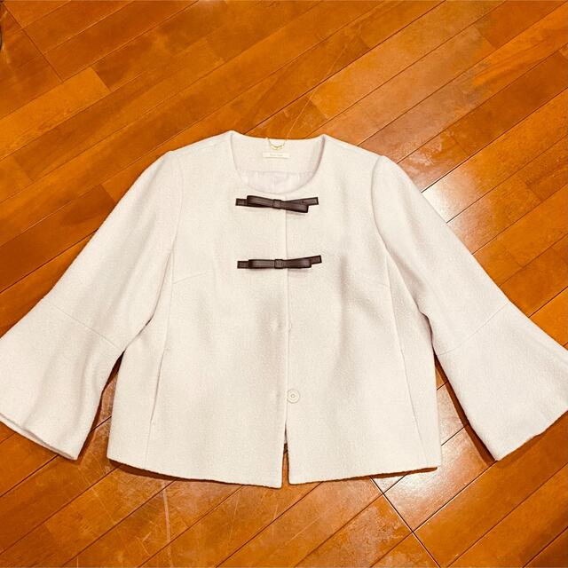 Rose Tiara - ローズティアラ コート 大きいサイズ 46の通販 by しま ... ローズティアラ ショートコート お洒落ジャケット 大きいサイズ 46
