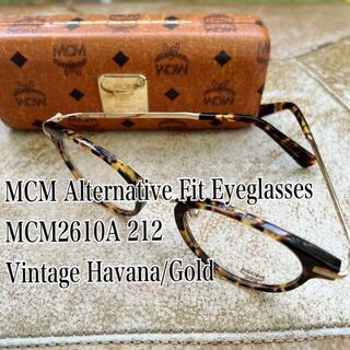 MCM - 【新品未使用】MCM メガネ フレーム 2610A ブラウン ゴールド 眼鏡