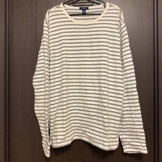 ギャップ(GAP)のGAP ボーダーカットソー 長袖 XLサイズ(Tシャツ/カットソー(七分/長袖))