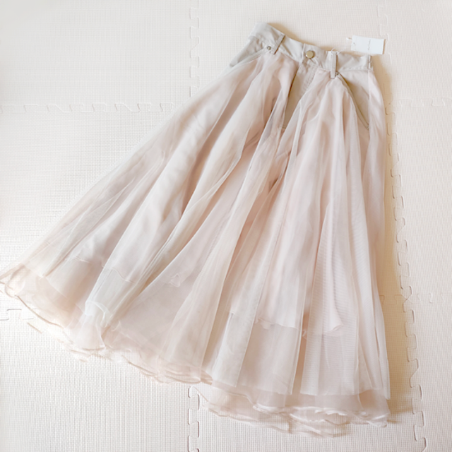 And Couture - 【タグ付き】チュールレイヤードスカート【And Couture 】