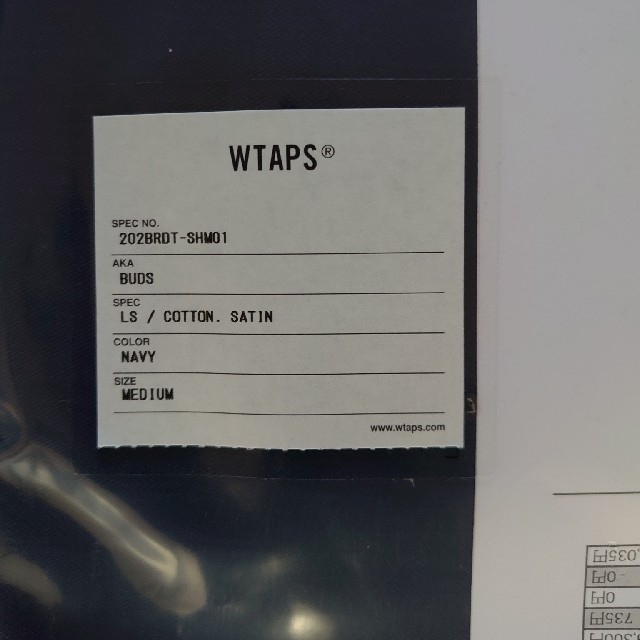 高評価在庫 W)taps - WTAPS 20AW Buds LS Navy Mサイズの通販 by