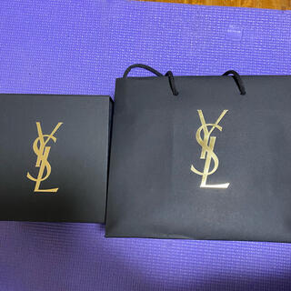 イヴサンローランボーテ(Yves Saint Laurent Beaute)の【ボックス有】イブサンローラン YSL ショッパー&ラッピングボックス(ショップ袋)