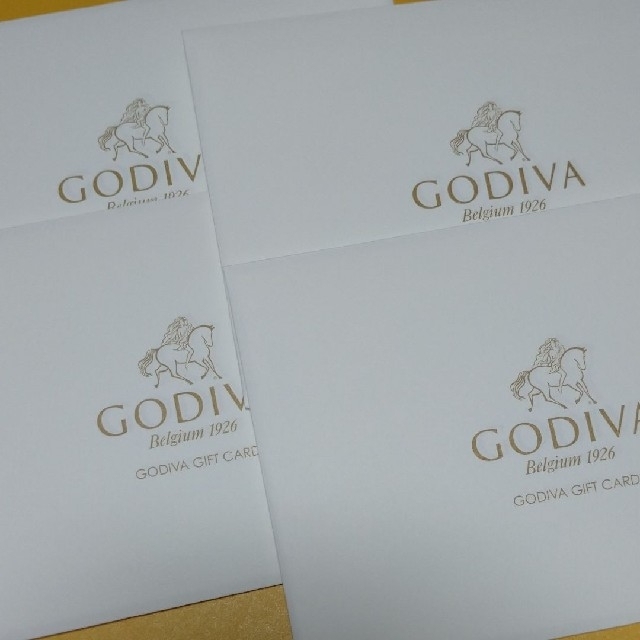 Godiva ギフトカード 3 000円分 4枚セット Seishiki Teki ショッピング Firstclassaruba Com