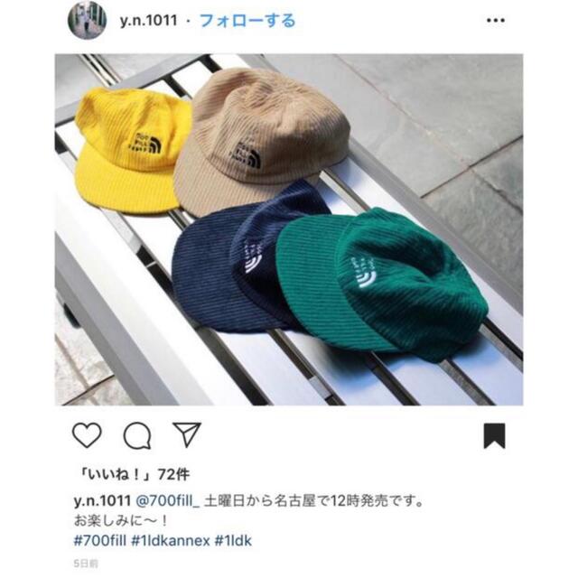 1LDK SELECT(ワンエルディーケーセレクト)の700fil 1ldk 名古屋限定cap メンズの帽子(キャップ)の商品写真