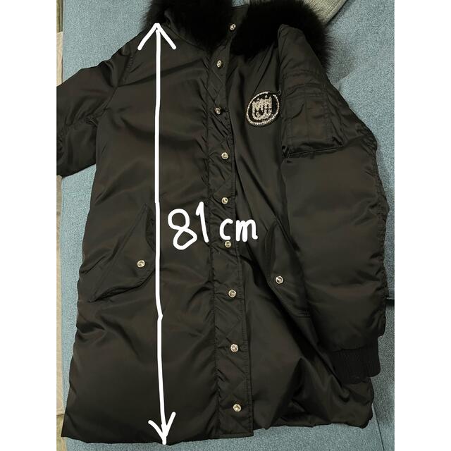 miumiu(ミュウミュウ)のmiumiu ダウンコート　ファー　ブルゾン レディースのジャケット/アウター(ダウンコート)の商品写真