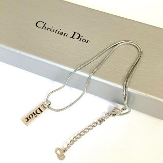 クリスチャンディオール(Christian Dior)のChristian Dior/クリスチャンディオール Diorロゴバーネックレス(ネックレス)