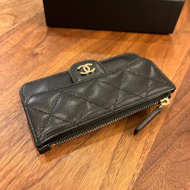 CHANEL(シャネル)のCHANEL シャネル カードケース キャビアスキン メンズのファッション小物(コインケース/小銭入れ)の商品写真