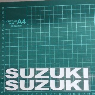 2枚セット　白　表札　ネームシール　バイクステッカー　カーステッカー(ホイール)