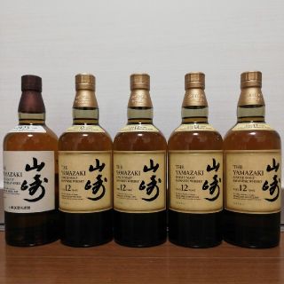 サントリー(サントリー)のサントリー　山崎　12年 ４本　ノンビンテージ １本　計５本　700ml　未開栓(その他)