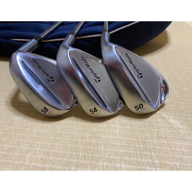 TaylorMade(テーラーメイド)のテーラーメイド　ミルドグラインド2 50 54 58 ウェッジ　美品　ノーメッキ スポーツ/アウトドアのゴルフ(クラブ)の商品写真