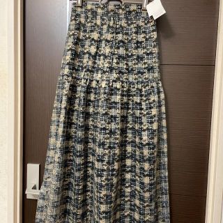 トッコ(tocco)のtocco ロングフレアースカート　新品(ロングスカート)