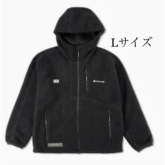 Snow Peak(スノーピーク)のwind and sea x  snowpeak FLEECE JACKET L メンズのジャケット/アウター(ブルゾン)の商品写真