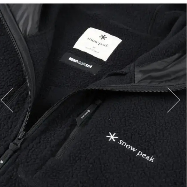 Snow Peak(スノーピーク)のwind and sea x  snowpeak FLEECE JACKET L メンズのジャケット/アウター(ブルゾン)の商品写真