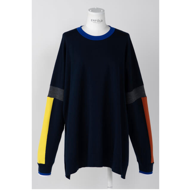 トップス新品タグ付き　ENFOLD ラインワイドPULLOVER