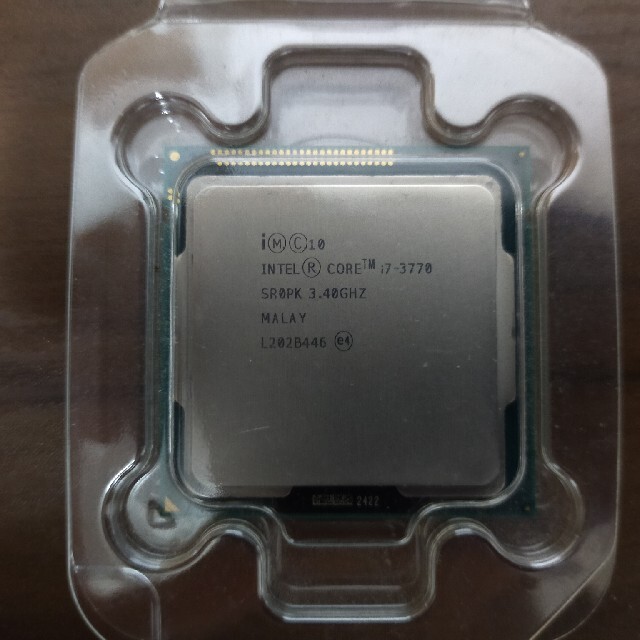 CPU Intel core i7-3770 動作確認済