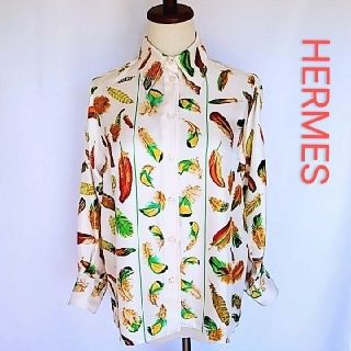 エルメス(Hermes)の【 HERMES 】お値段交渉可 希少 エルメス ブラウス (シャツ/ブラウス(長袖/七分))