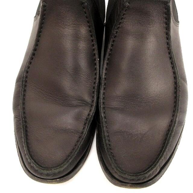 Salvatore Ferragamo(サルヴァトーレフェラガモ)のサルヴァトーレフェラガモ サイドゴア ブーツ ショート レザー 黒 7EE 靴 メンズの靴/シューズ(ブーツ)の商品写真