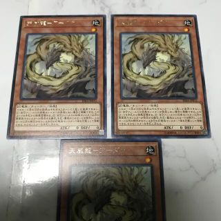 ユウギオウ(遊戯王)の天威龍アーダラ字レア3枚セット(シングルカード)