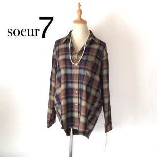 スコットクラブ(SCOT CLUB)の♦️スコットクラブ系列♦️定価15,500円  チェックシャツ(シャツ/ブラウス(長袖/七分))