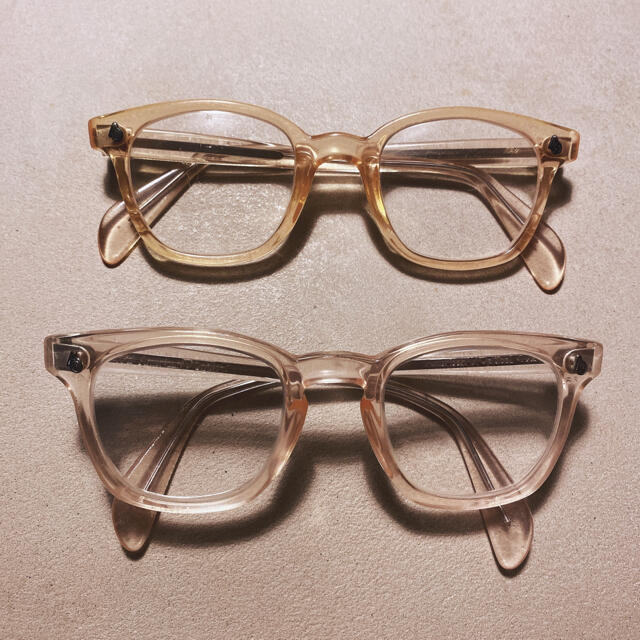 american optical イエロー 2個セットサングラス/メガネ