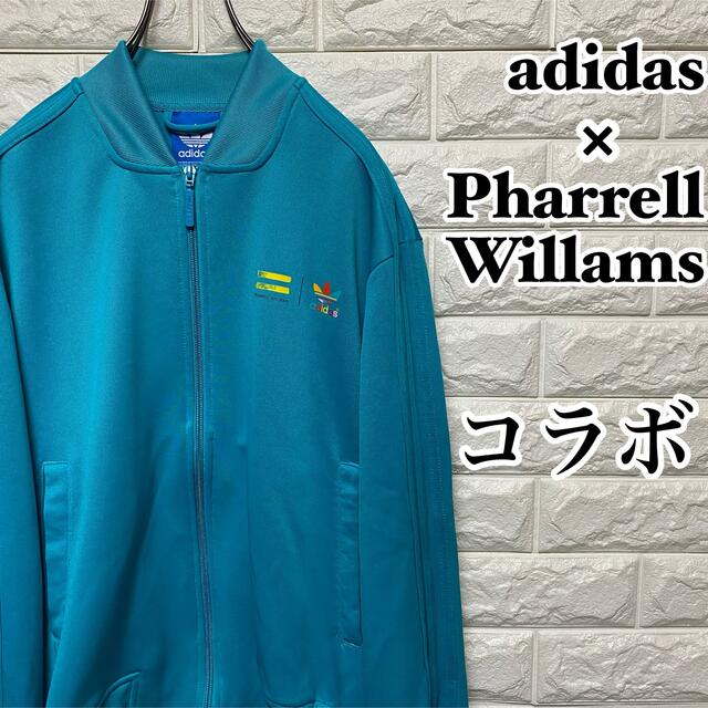 【adidas× PHARRELL WILLIAMS】コラボ ビッグロゴ 派手