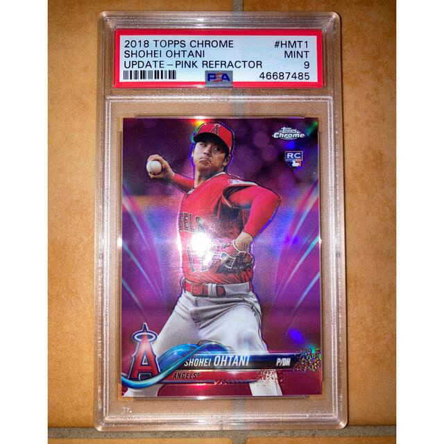 激レア　大谷翔平 Topps Chrome 18 pink refractor