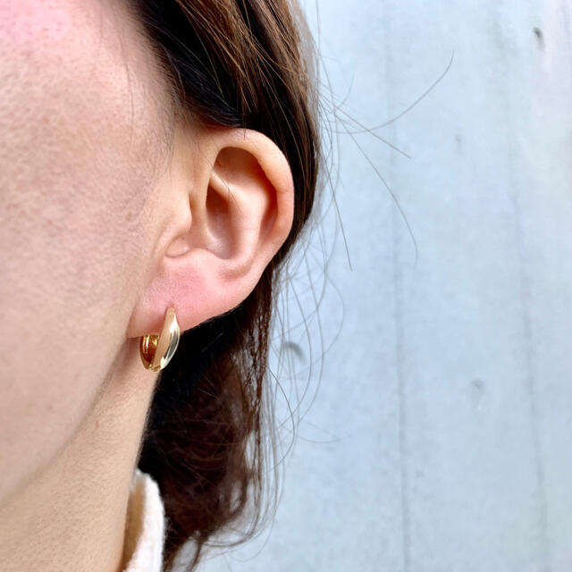 エッジ フープピアス