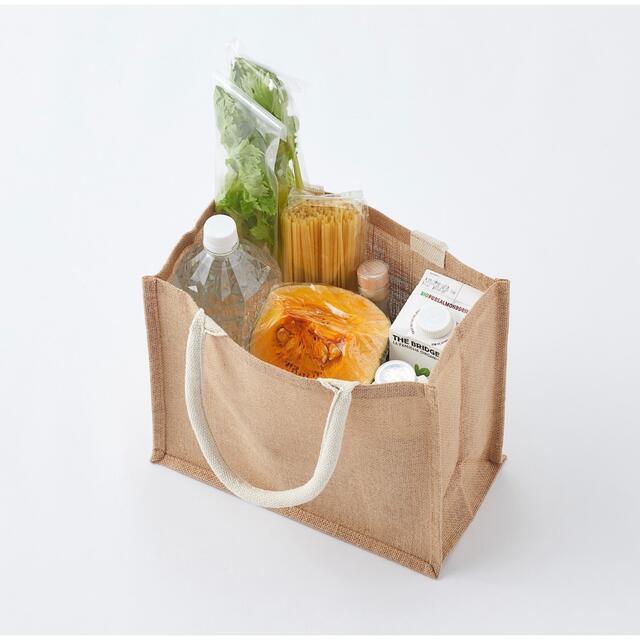 MUJI (無印良品)(ムジルシリョウヒン)の無印良品　新品　A4マイジュートバック　 レディースのバッグ(エコバッグ)の商品写真