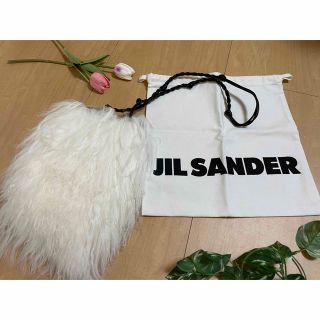 ジルサンダー(Jil Sander)の未使用　ジルサンダー　ショルダーバッグ　シープ　ファー(ショルダーバッグ)