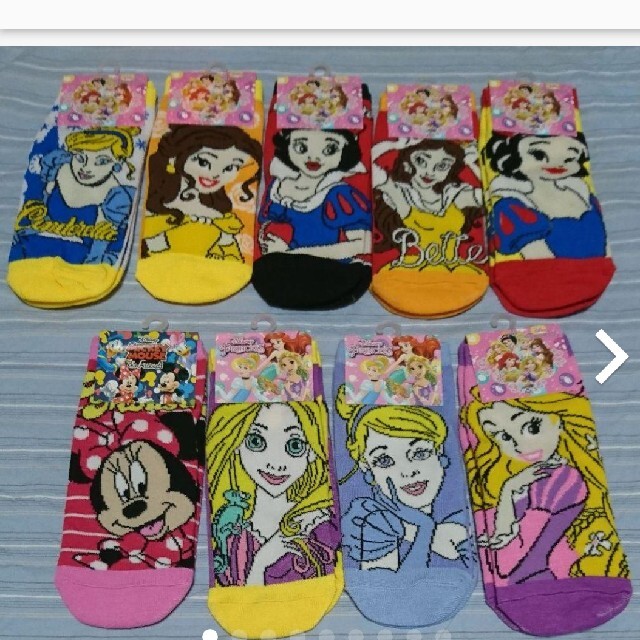 Disney(ディズニー)のディズニー 靴下 ソックス キッズ/ベビー/マタニティのこども用ファッション小物(靴下/タイツ)の商品写真
