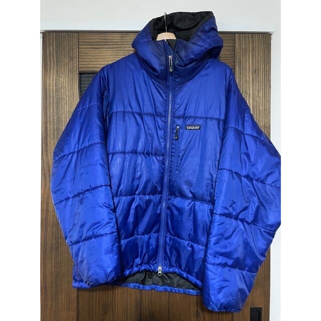 patagonia(パタゴニア)のパタゴニア　ダスパーカー　ブルー　古着 メンズのジャケット/アウター(ダウンジャケット)の商品写真