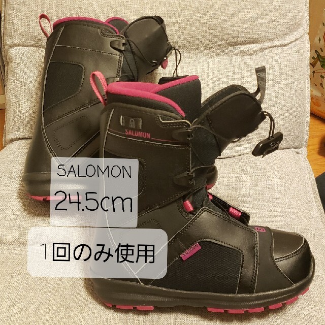 送料込 SALOMON 24.5 SCARLET スノーボード ブーツ 価格は安く 51.0