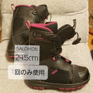 SALOMON サロモン　スノーボードブーツ　24.5cm ピンククイックレース