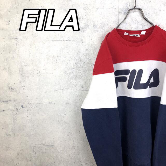 FILA(フィラ)の【専用4点】希少 90s フィラ スウェット プリントロゴ  メンズのトップス(スウェット)の商品写真