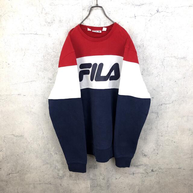 FILA(フィラ)の【専用4点】希少 90s フィラ スウェット プリントロゴ  メンズのトップス(スウェット)の商品写真