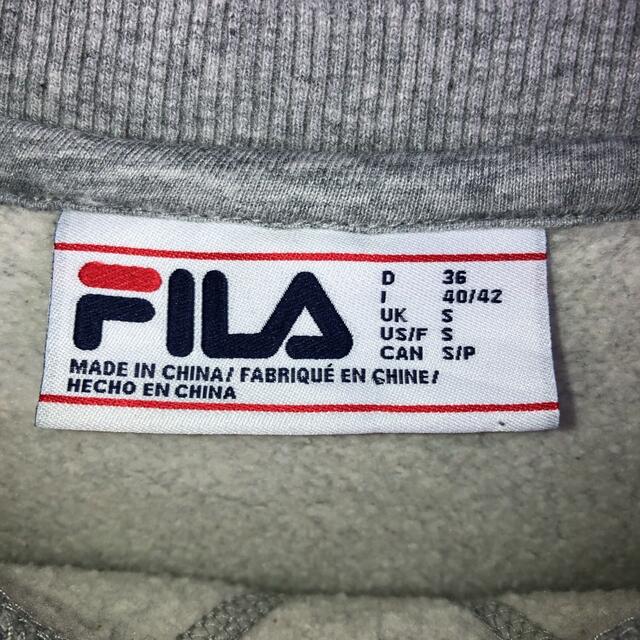 FILA(フィラ)の希少 90s フィラ FILA スウェット 刺繍ロゴ 美品 メンズのトップス(スウェット)の商品写真