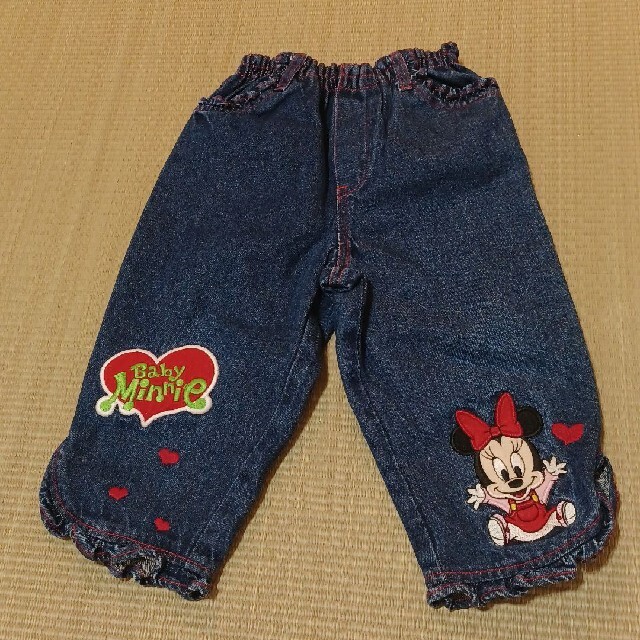 Disney(ディズニー)のベビーミニー　ジーンズパンツ90センチ キッズ/ベビー/マタニティのキッズ服女の子用(90cm~)(パンツ/スパッツ)の商品写真