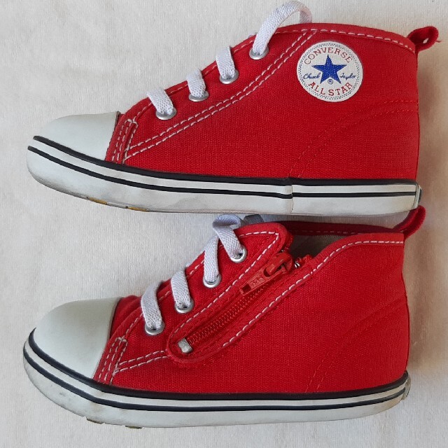 CONVERSE(コンバース)のコンバース BABY ALL STAR 14.5cm 赤 キッズ/ベビー/マタニティのベビー靴/シューズ(~14cm)(スニーカー)の商品写真