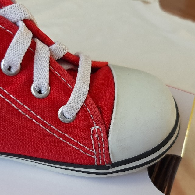 CONVERSE(コンバース)のコンバース BABY ALL STAR 14.5cm 赤 キッズ/ベビー/マタニティのベビー靴/シューズ(~14cm)(スニーカー)の商品写真