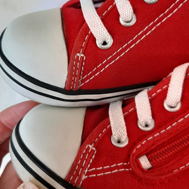 CONVERSE(コンバース)のコンバース BABY ALL STAR 14.5cm 赤 キッズ/ベビー/マタニティのベビー靴/シューズ(~14cm)(スニーカー)の商品写真