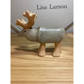 Lisa Larson - リサラーソン  トナカイ　ミニスカンセン　小　美品　置物
