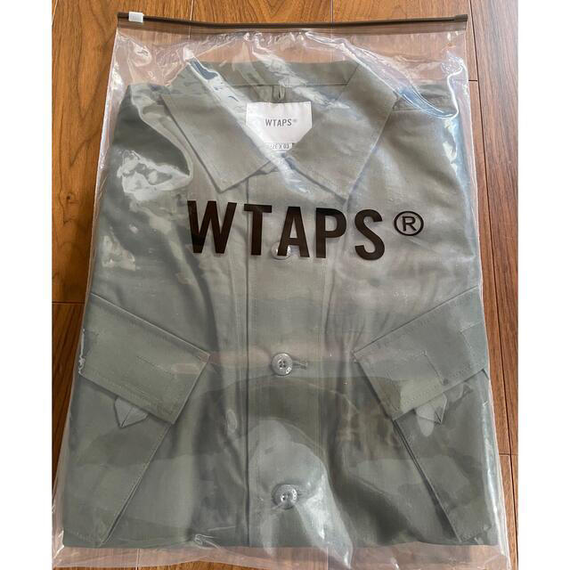 WTAPS  MODULAR シャツ　Lサイズ　OLIVE ダブルタップス