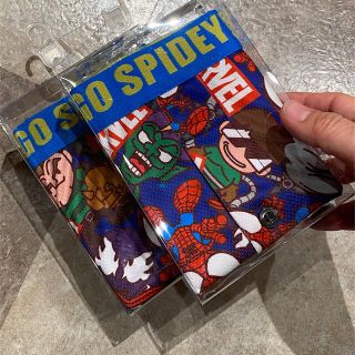 マーベル(MARVEL)のユニバ USJ マーベル　スパイダーマン　ボクサーパンツ　L 新品(ボクサーパンツ)