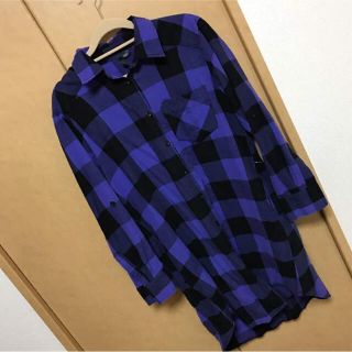 エイチアンドエム(H&M)のシャツワンピース  ネルシャツ  H&M(シャツ/ブラウス(長袖/七分))