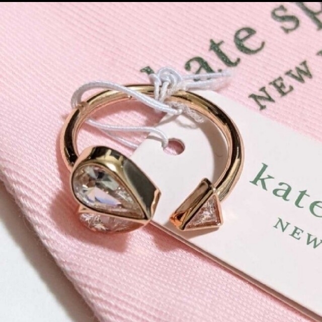 kate spade new york(ケイトスペードニューヨーク)の【新品】kate spade ケイトスペード ロックソリッドストーンハートツイス レディースのアクセサリー(リング(指輪))の商品写真